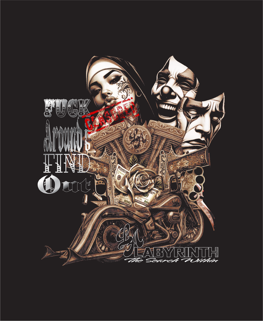 F.A.F.O. - BLACK TEE