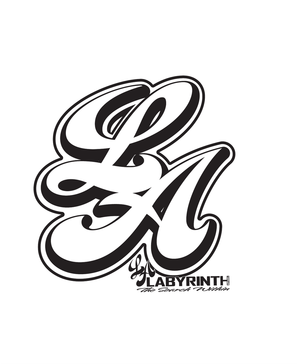 BIG L.A. STICKER - WHITE TEE