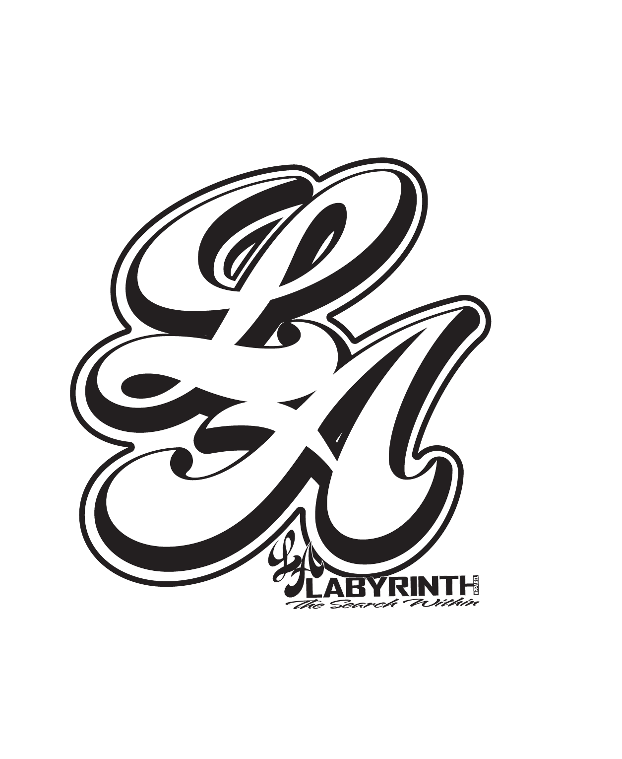 BIG L.A. STICKER - WHITE TEE