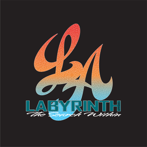 BLUE/ORANGE AMAZED - BLACK TEE