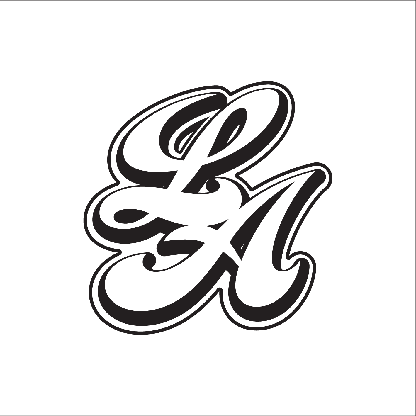 BIG L.A. STICKER - WHITE TEE