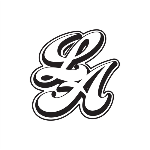 BIG L.A. STICKER - WHITE TEE