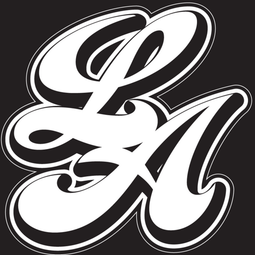 BIG L.A. STICKER - BLACK TEE