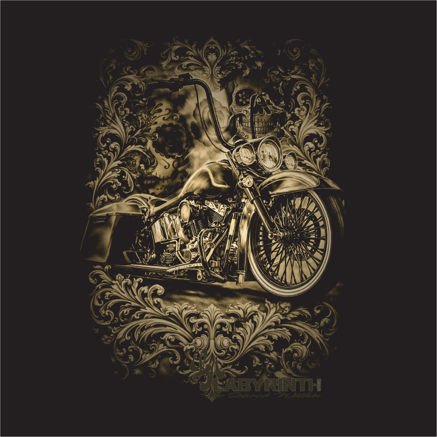 L.A. VICLA - BLACK TEE