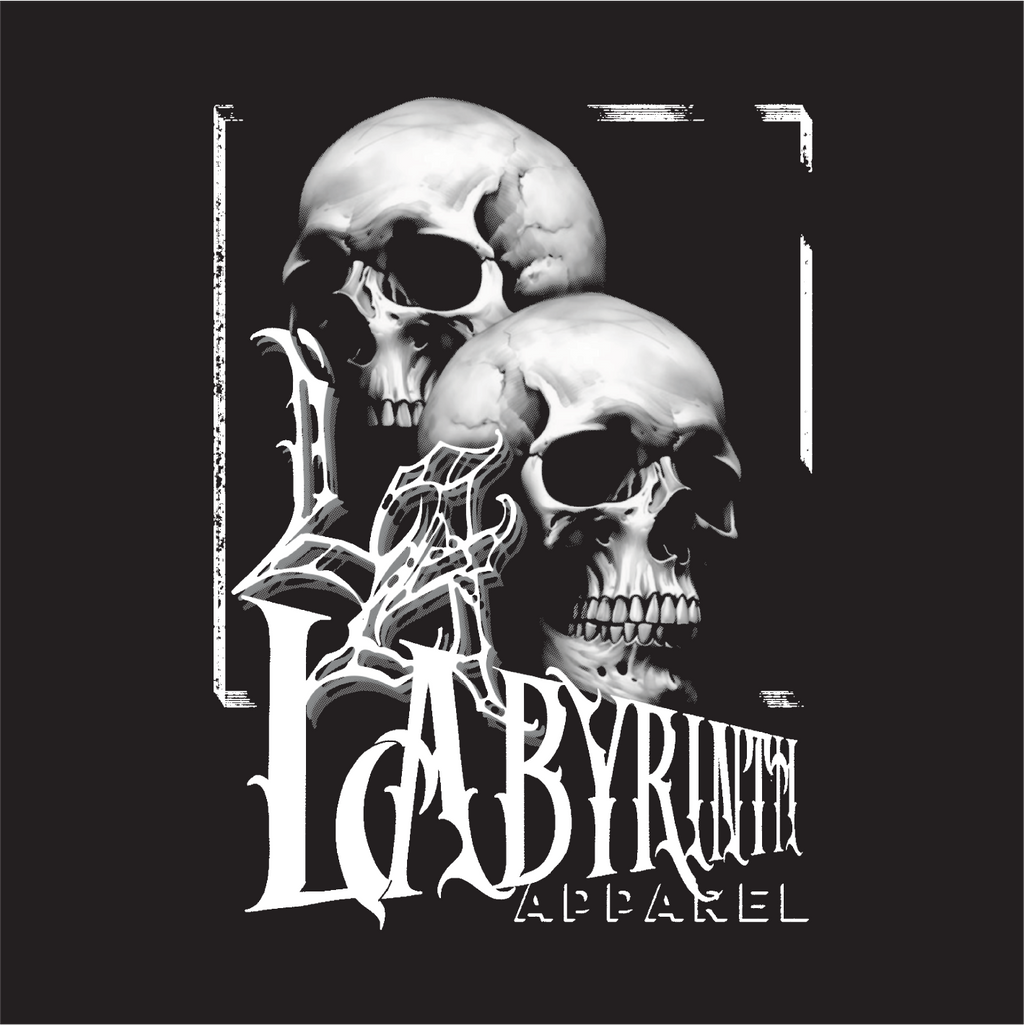 L.A. SKULLS - BLACK TEE