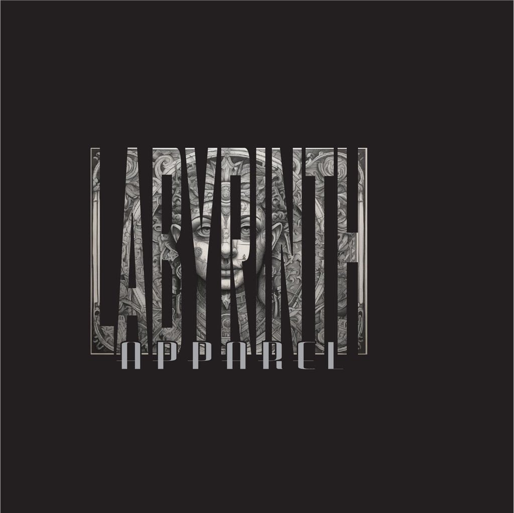 LABYRINTH AZTEC - BLACK TEE