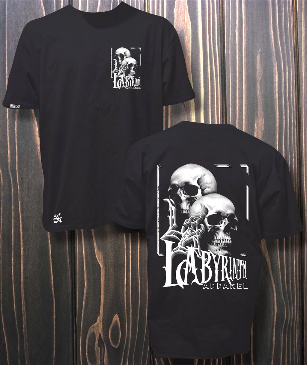 L.A. SKULLS - BLACK TEE