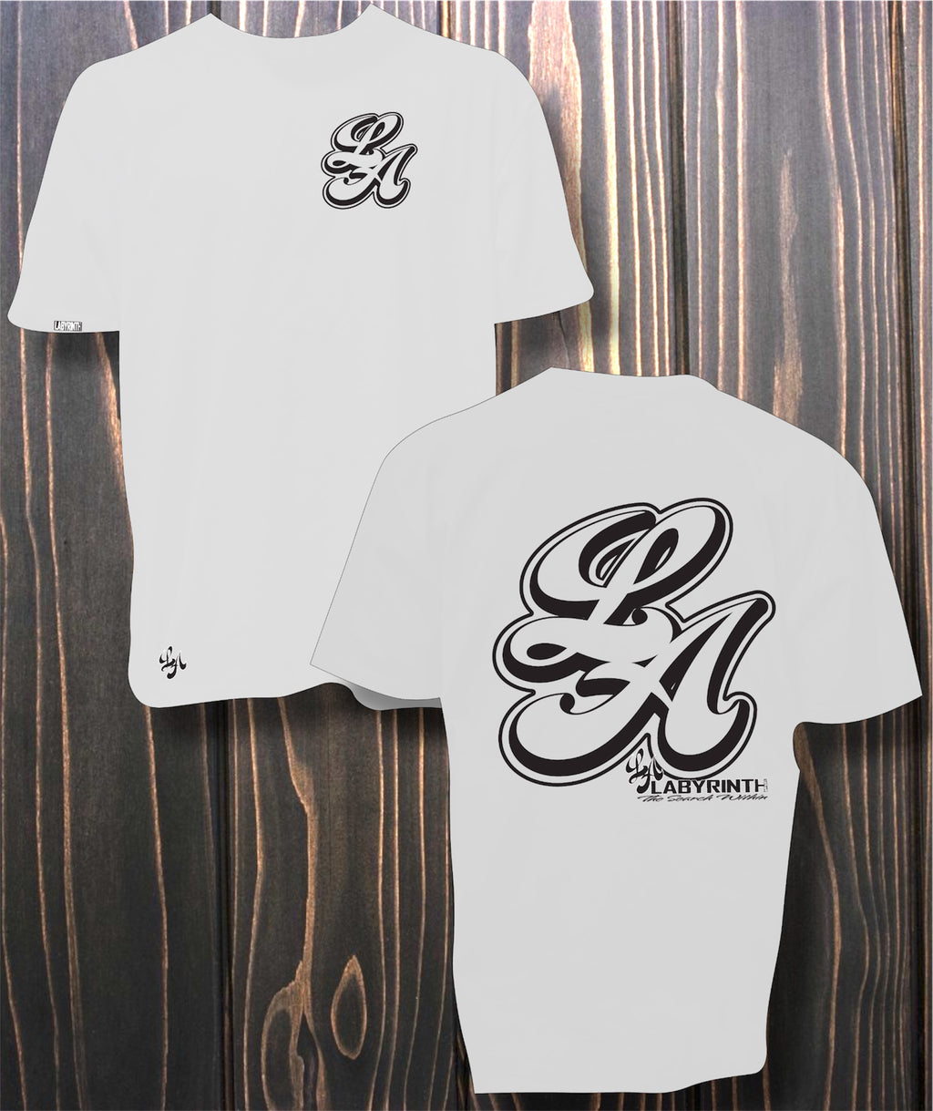 BIG L.A. STICKER - WHITE TEE