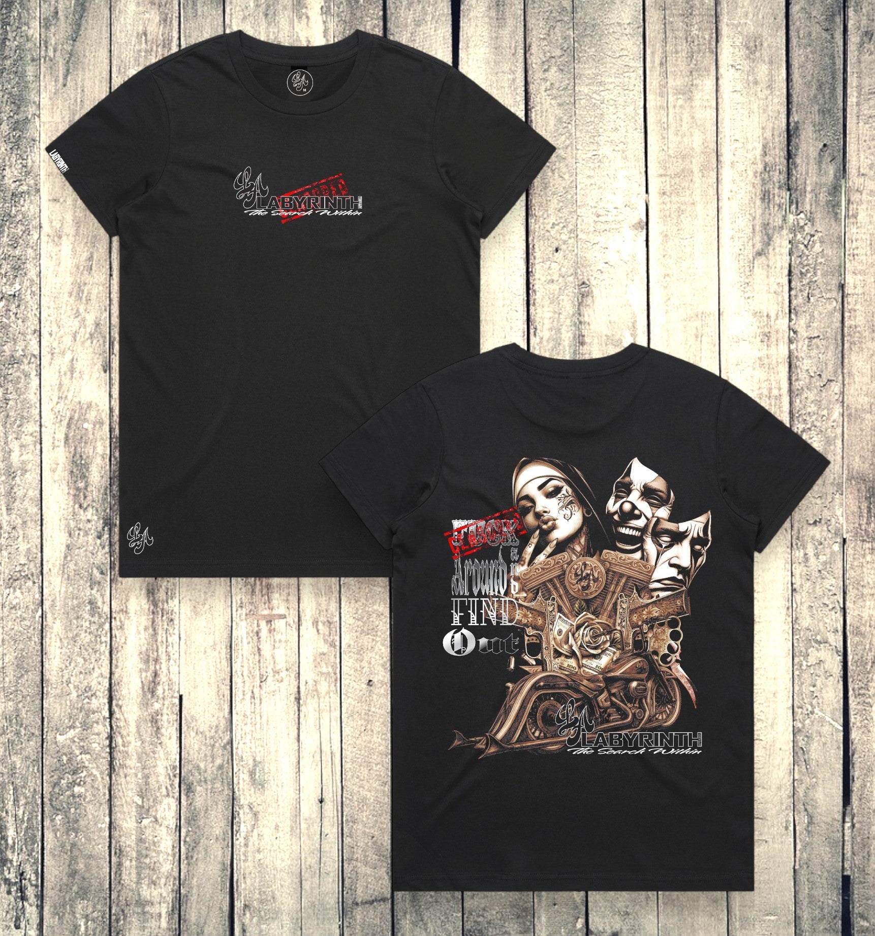 F.A.F.O. - BLACK TEE