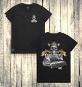 KING TRE LOWRIDER - BLACK TEE