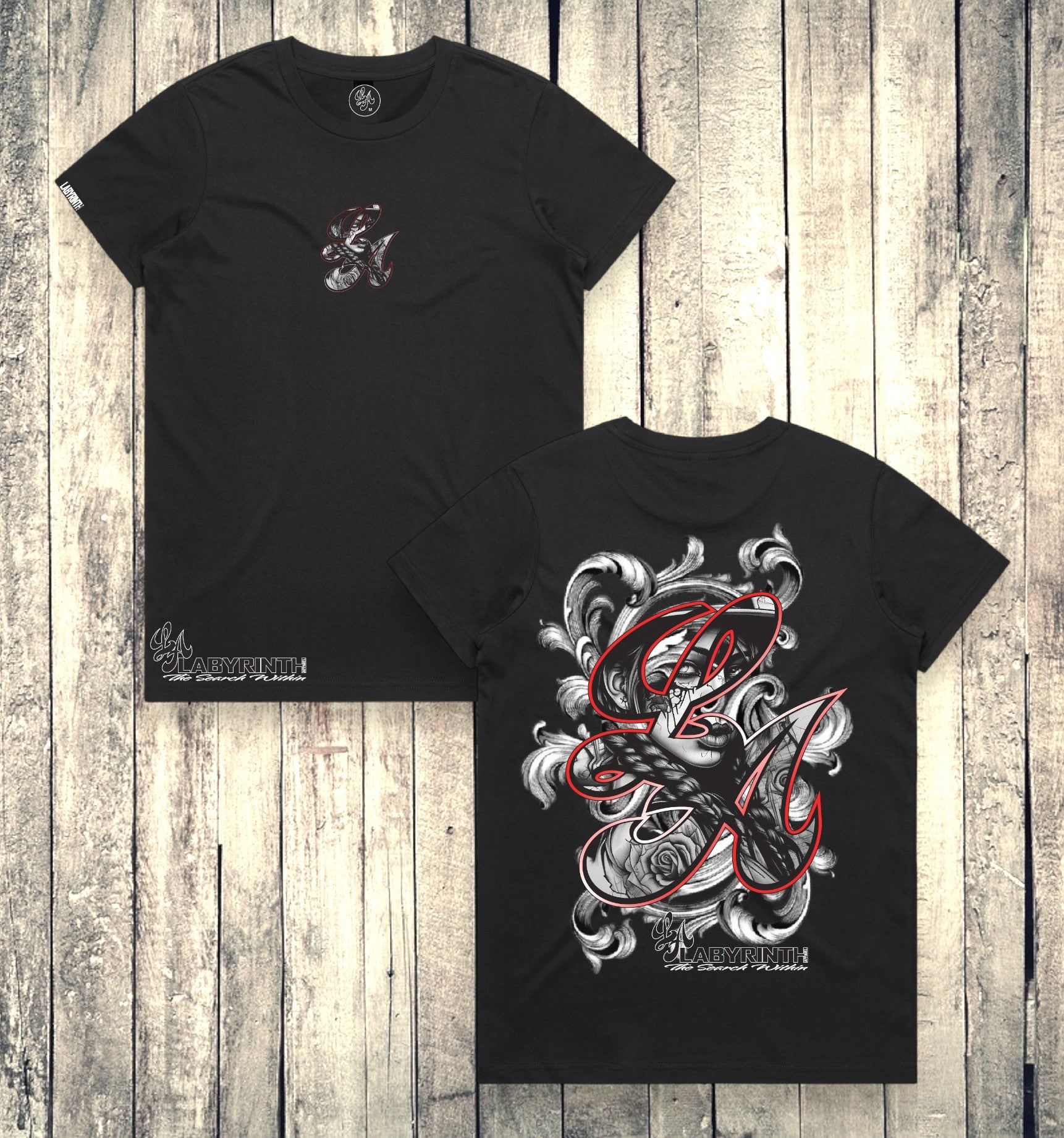 L.A. GIRL - BLACK TEE