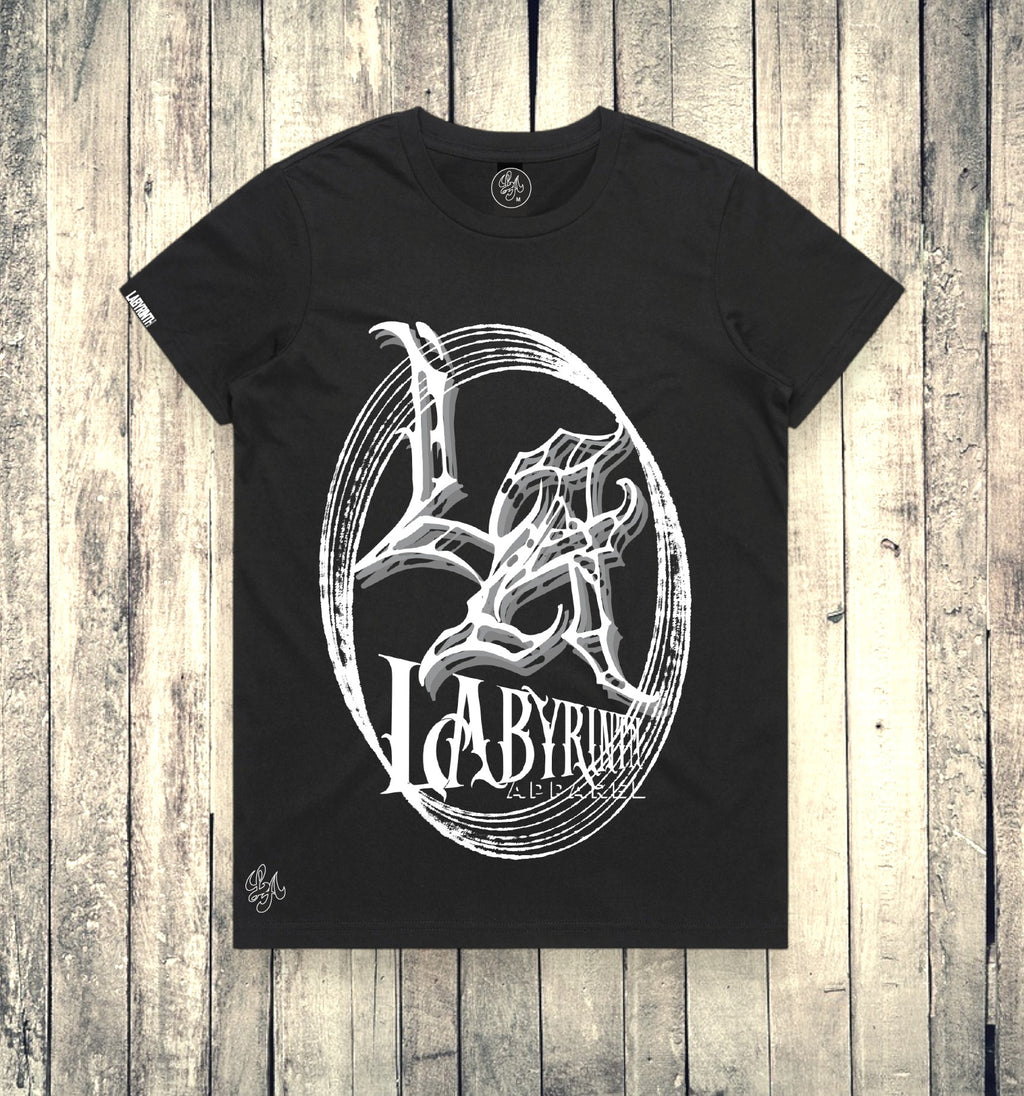 LABYRINTH SCRATCHED - BLACK TEE