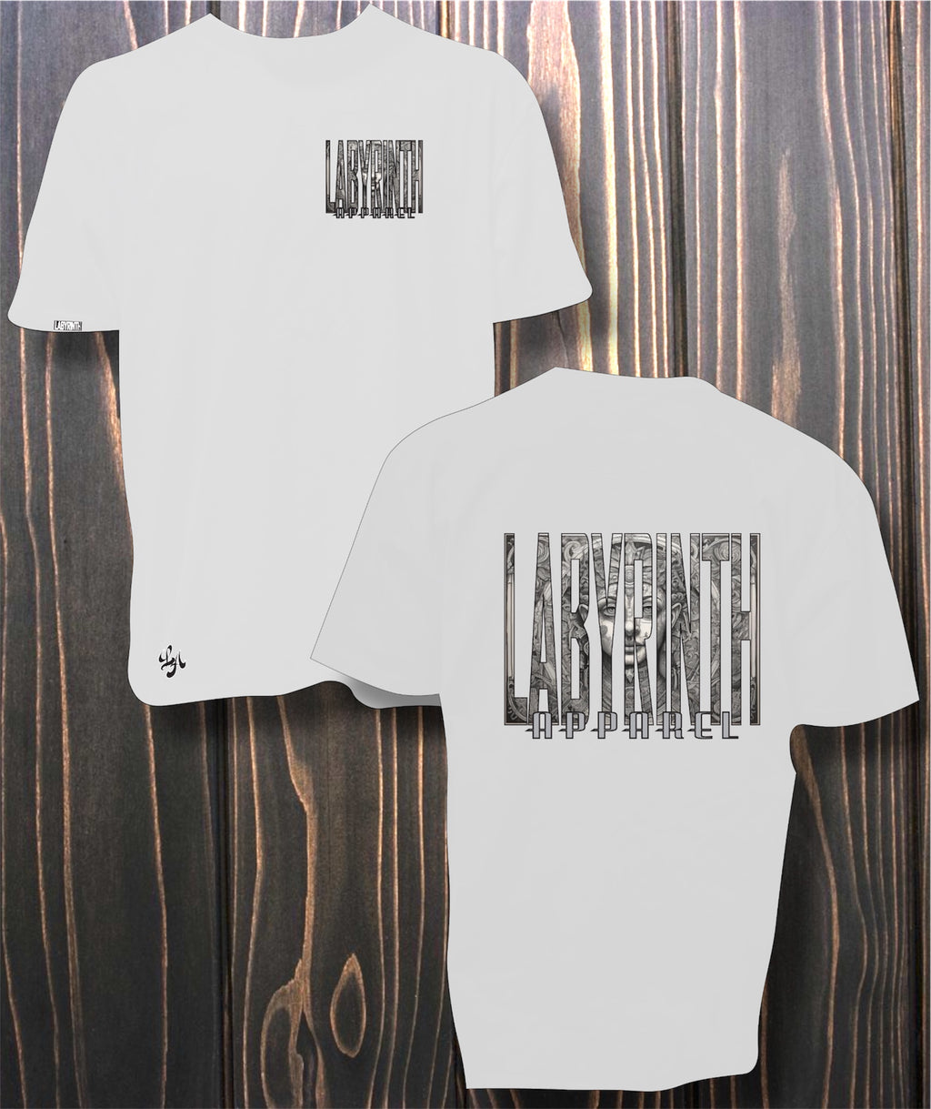 LABYRINTH AZTEC - WHITE TEE