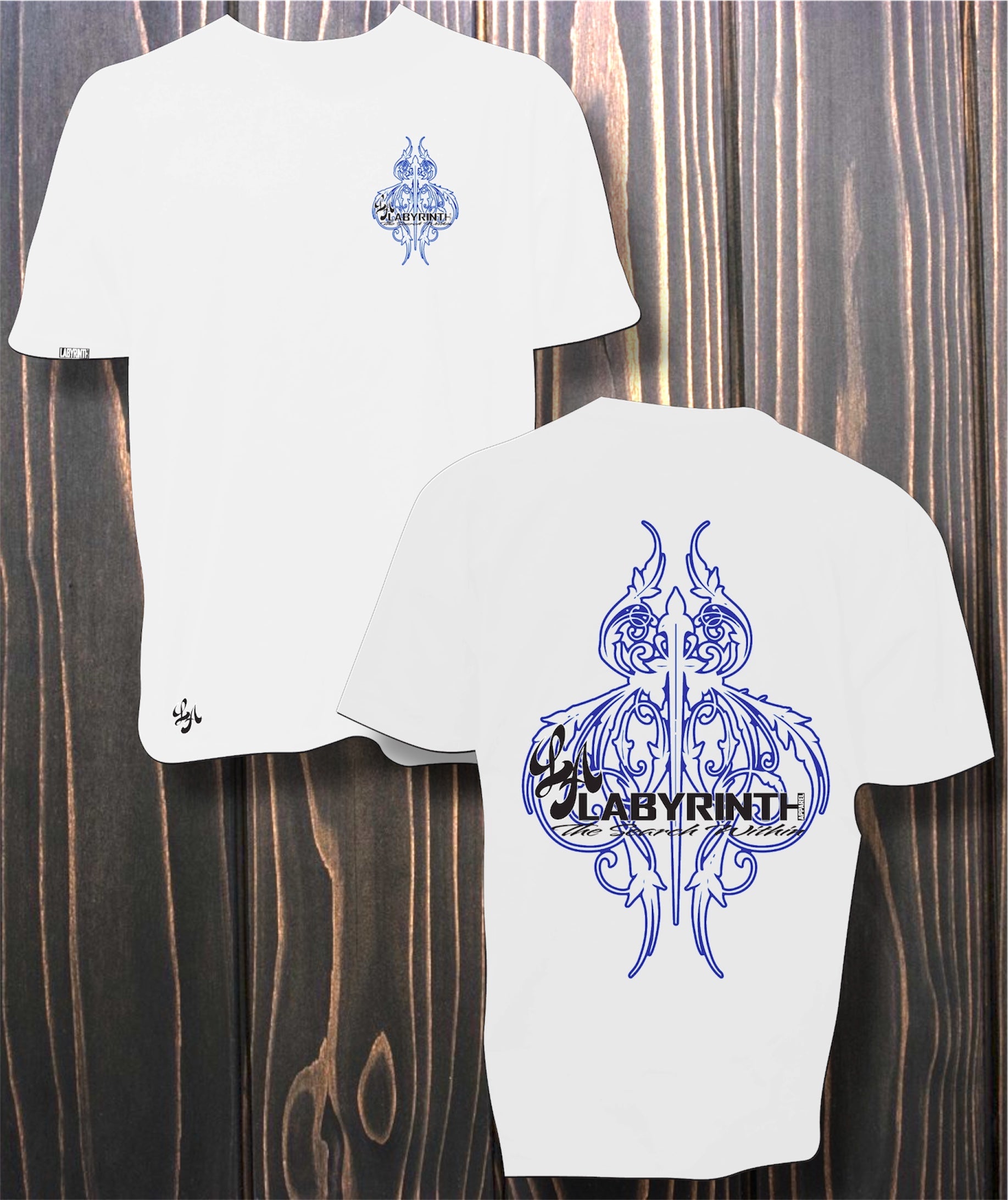 L.A. SCROLLS - WHITE TEE