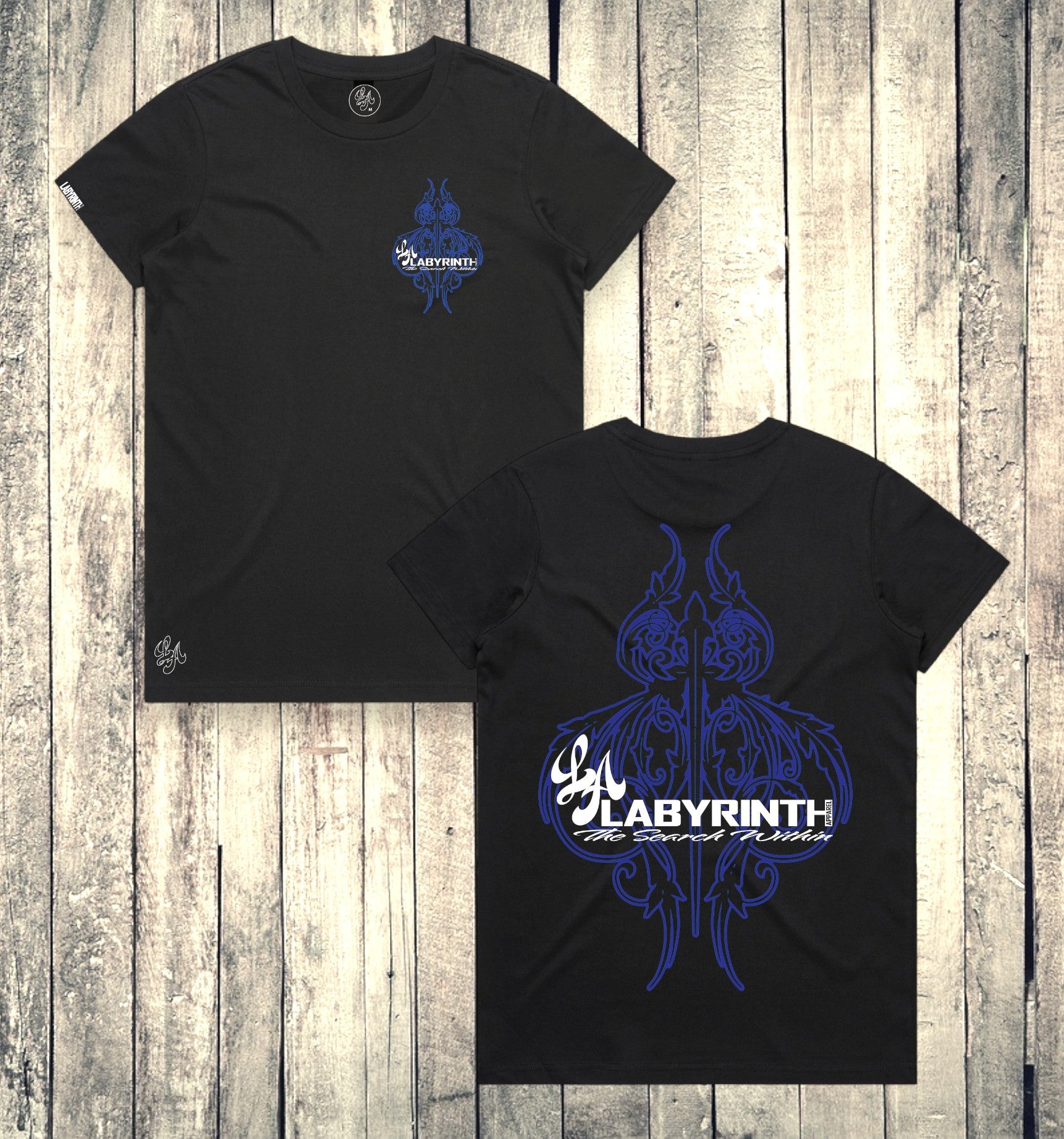 L.A. SCROLLS - BLACK TEE