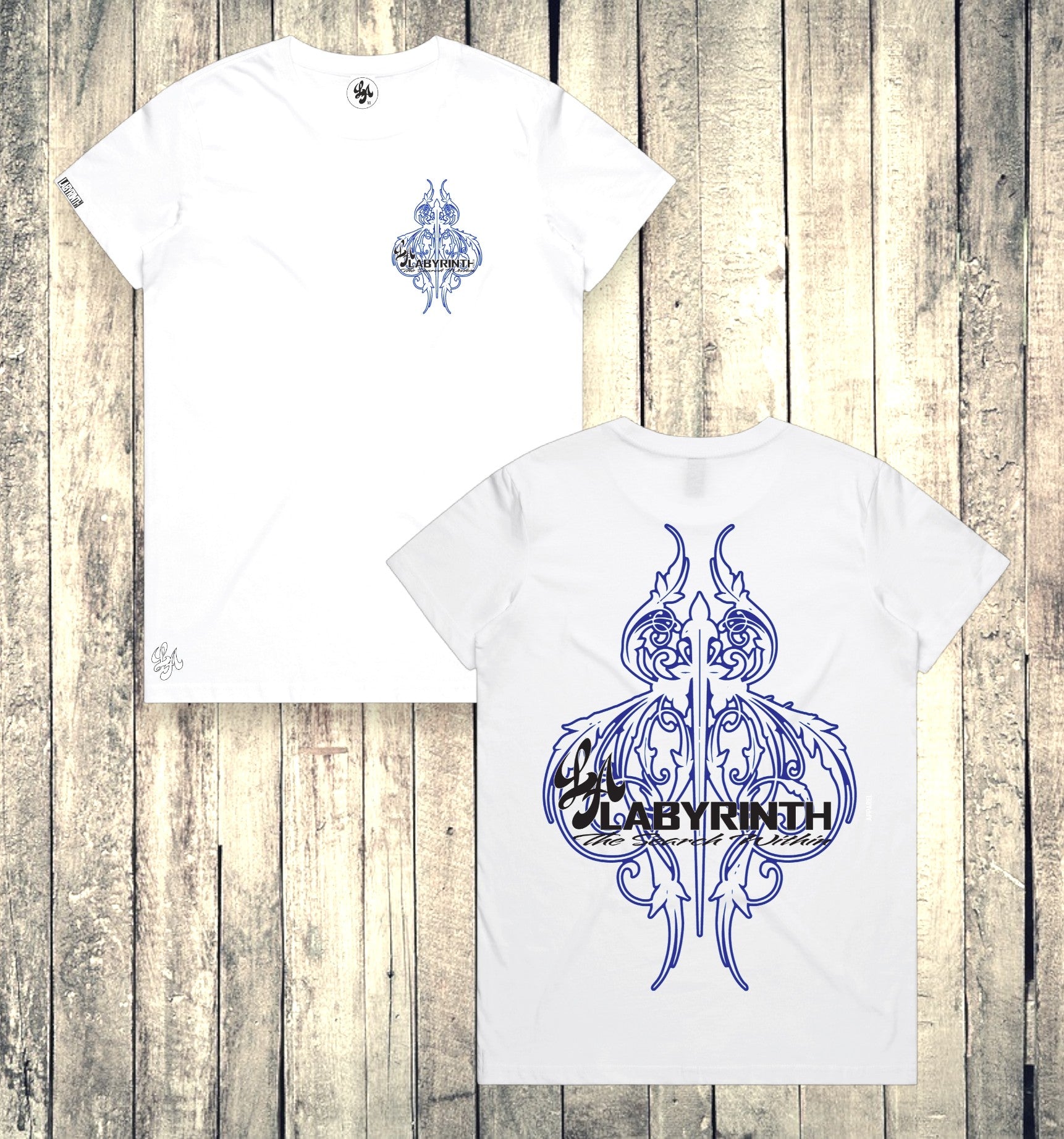 L.A. SCROLLS - WHITE TEE