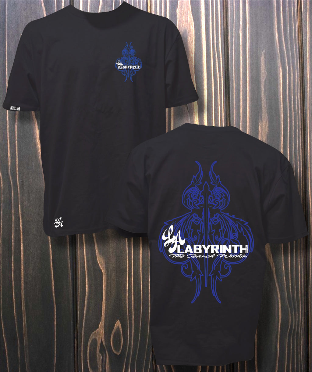 L.A. SCROLLS - BLACK TEE