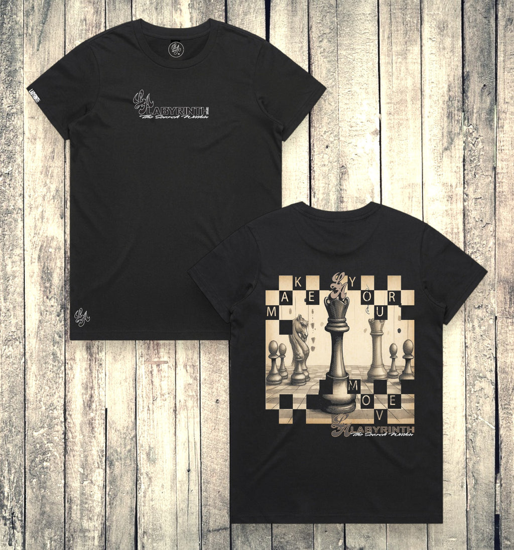 MAKE YOUR MOVE - BLACK TEE